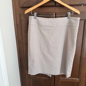 The Limited Elegant Beige Pencil Skirt
